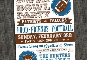 Funny Super Bowl Party Invitation Wording Michele Purner Designs