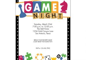 Game Night Party Invitations Game Night Expressionery