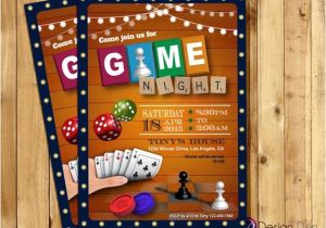 Game Night Party Invitations Game Night Invitation Game Party Invite Old School Games
