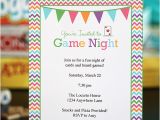 Game Night Party Invitations Game Night Party Ideas with Free Printables