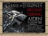 Game Of Thrones Birthday Invitation Game Of Thrones Invitation Game Of Thrones Birthday Party