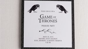 Game Of Thrones Birthday Invitation Game Of Thrones Party Invitation Cimvitation