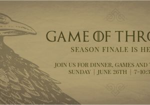 Game Of Thrones Birthday Invitation Template Free Printables for Your Game Of Thrones Watch Party