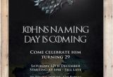 Game Of Thrones Birthday Invitation Template Game Of Thrones themed Party Invitation by Flurgdesigns On