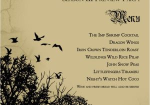 Game Of Thrones Birthday Invitation Throw An Epic Game Of Thrones Watch Party 70 Great Ideas