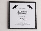 Game Of Thrones Party Invitation Template Game Thrones Party Invitation