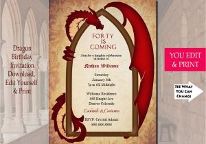 Game Of Thrones Party Invitation Wording Game Of Thrones Inspired Dragon Invitation Dragon Invitation