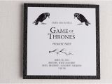 Game Of Thrones Party Invitation Wording Game Of Thrones Inspired Premiere Party Invitations Tv Show
