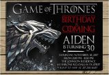 Game Of Thrones Party Invitation Wording Game Of Thrones Invitation Game Of Thrones Birthday Party