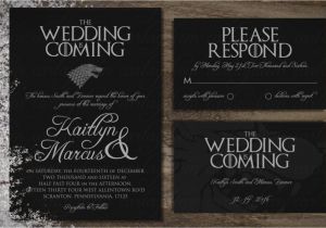 Game Of Thrones Party Invitation Wording Game Of Thrones Printable Digital Wedding Invitations Invite