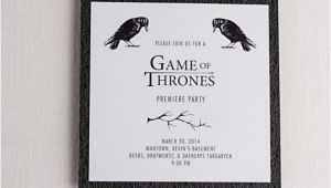 Game Of Thrones Premiere Party Invitation Game Of Thrones Inspired Premiere Party Invitations Tv Show