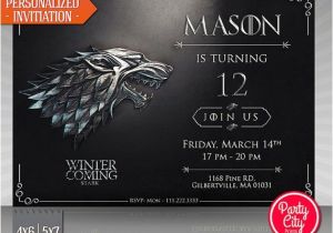 Game Of Thrones Watch Party Invitation Hey I Found This Really Awesome Etsy Listing at S