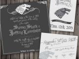 Game Of Thrones Wedding Invitation Template Fantasy Wedding Invitations Game Of Thrones Wedding