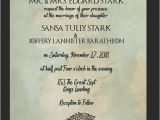 Game Of Thrones Wedding Invitation Template Game Of Thrones Inspired Wedding Invitation Template