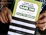 Game On Party Invitations Game On An Ulitmate Gaming Party