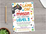 Game On Party Invitations Items Similar to Video Game Invitation Video Game Party