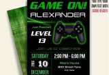 Gaming Party Invitation Template Game On Invitation Video Game Party Invitation Gaming