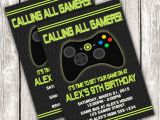 Gaming Party Invitation Template Gamer Invitation Video Game Birthday Party Diy Printable