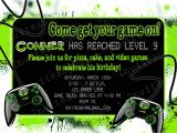 Gaming Party Invitation Template Party Invitation Templates Video Game Party Invitations