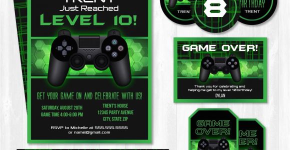 Gaming Party Invitation Template Video Game Birthday Party Invitations Video Game Invitations