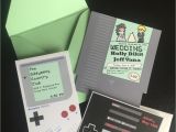 Gaming Wedding Invitations Unique Nintendo Gameboy Wedding Invitation with Reception Card