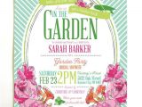 Garden Party Bridal Shower Invitation Wording Derby Garden Party Bridal Shower Invitations