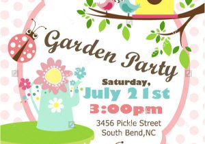 Garden Party Invitation Template 33 Party Invitation Templates Download Downloadcloud