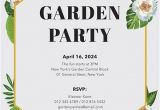 Garden Party Invitation Template Free Garden Party Invitation Template Download 344