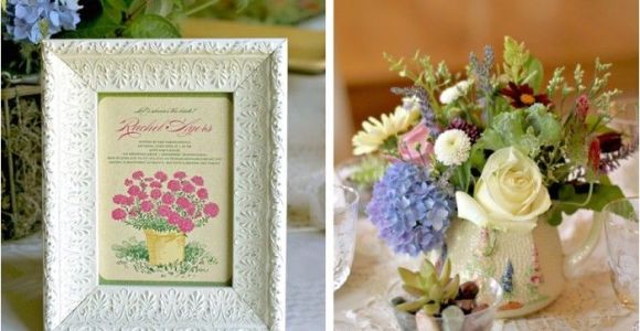 Garden Party themed Bridal Shower Invitations A Vintage Garden Party themed Bridal Shower Inspired by