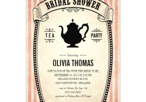 Garden Tea Party Bridal Shower Invitations Vintage Bridal Shower Tea Party Invitations 5 Quot X 7