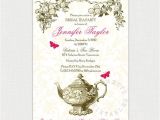 Garden Tea Party Invitation Ideas Printable Victorian Tea Party Invitation Garden Tea