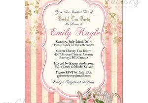 Garden Tea Party Invitation Ideas Tea Party Invitation Bridal Shower by Greencherryfactory