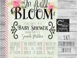 Garden themed Baby Shower Invitations Spring Baby Showers Ideas Girl Show with Spring themed
