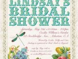 Garden themed Bridal Shower Invitations Victorian Garden Party Invitation Birthday Bridal or