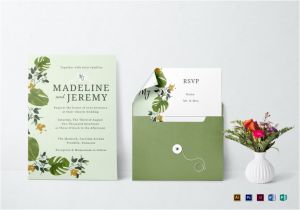 Garden Wedding Invitation Template 10 Best Printable Wedding Invitation Templates In Psd