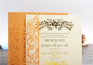 Gatefold Wedding Invitation Template Diy Laser Cut Vintage Lace Gatefold Wedding Invitation