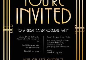 Gatsby Christmas Party Invitations Best 25 Cocktail Party Invitation Ideas On Pinterest