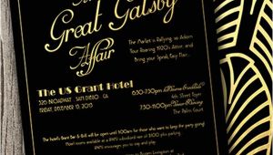 Gatsby themed Party Invitations Great Gatsby themed Party Invitations Cimvitation