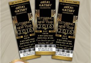Gatsby themed Party Invitations Party Invitation Templates Great Gatsby Party Invitations