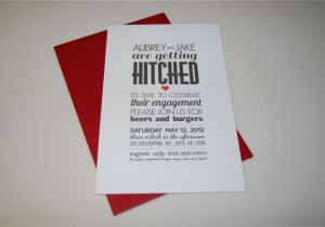 Gay Engagement Party Invitations Getting Hitched Engagement Party Invites and Favors Hello