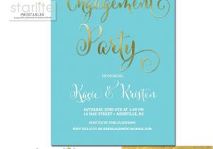 Gay Engagement Party Invitations Same Sex Gay Marriage Engagement Party Invitation Gay by