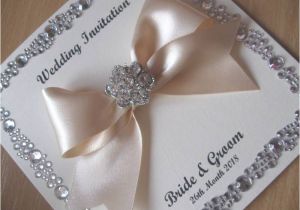 Gems Wedding Invitations Luxury Silver Wedding Invitation Gem Border Detail
