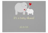 Gender Neutral Elephant Baby Shower Invitations Elephant Baby Shower Gender Neutral Invitation 4 5" X 6 25