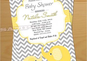 Gender Neutral Elephant Baby Shower Invitations Elephant Baby Shower Invitation Gender Neutral Baby Shower