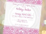 Generic Bridal Shower Invitations Designs 50 All Occasion Damask Flowers Generic Invitations