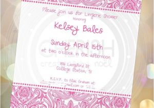 Generic Bridal Shower Invitations Designs 50 All Occasion Damask Flowers Generic Invitations
