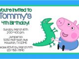 George Pig Birthday Party Invitations Peppa Pig Invitations