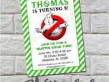 Ghostbusters Birthday Invitations Ghostbusters Birthday Party Invitation Printable Diy by