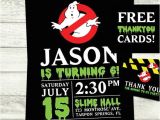 Ghostbusters Birthday Invitations Ghostbusters Birthday Party Invitations with by