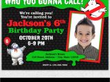 Ghostbusters Birthday Party Invitations Ghostbusters Invitation Printable Ghostbusters Birthday